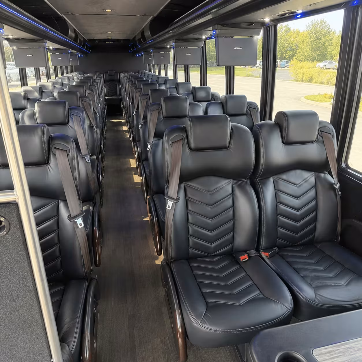 28 passenger minibus inside