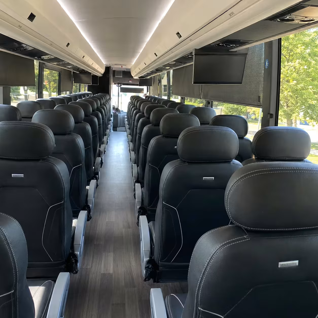 trenton 56 passenger charter bus rental