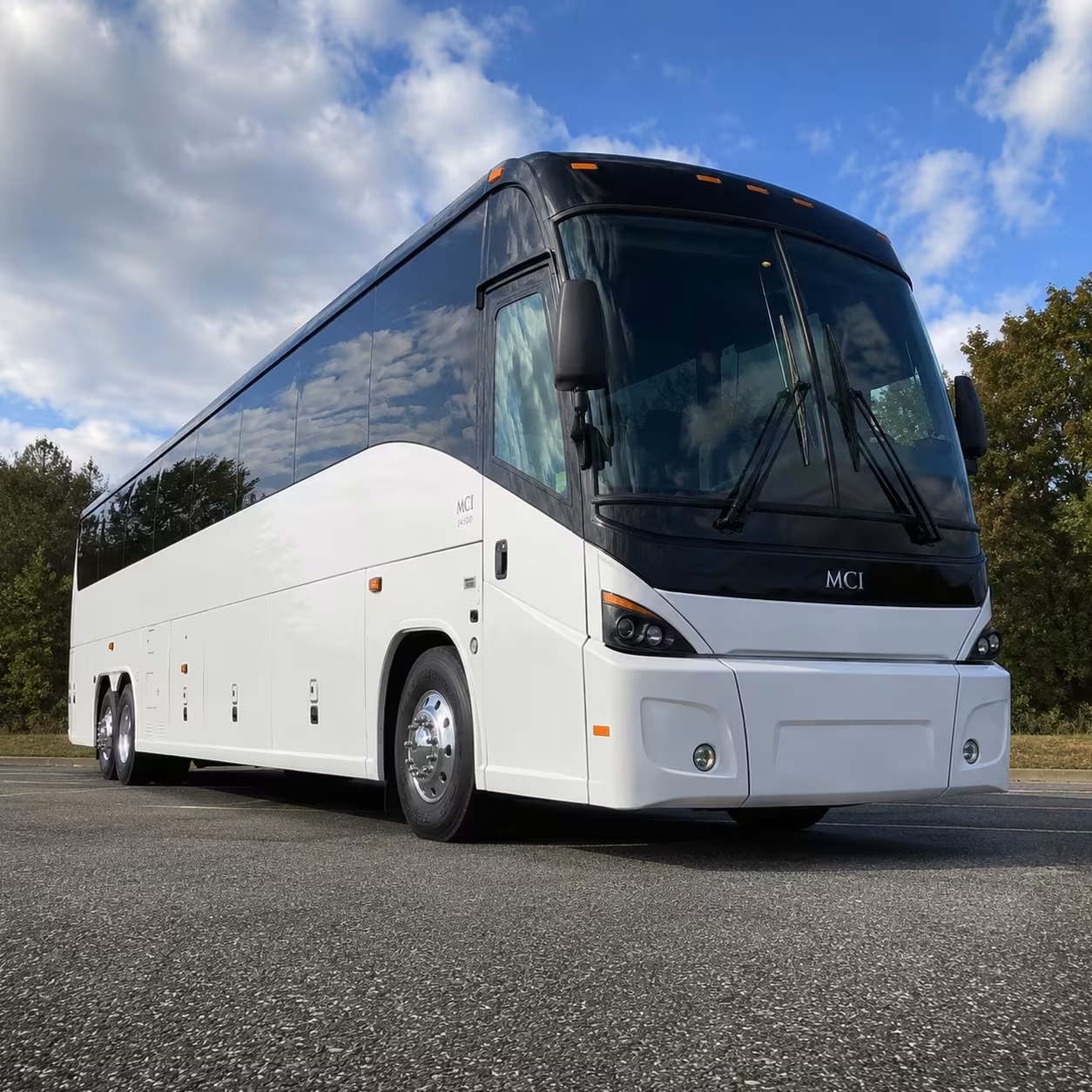 trenton charter bus rental exterior