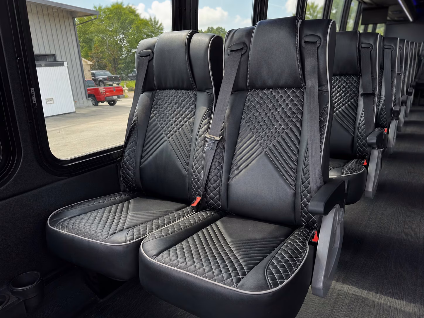 trenton wedding shuttle buses between hotels and venues